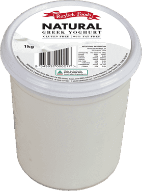 RAYBEK YOGHURT NATURAL SWEETENED 1KG