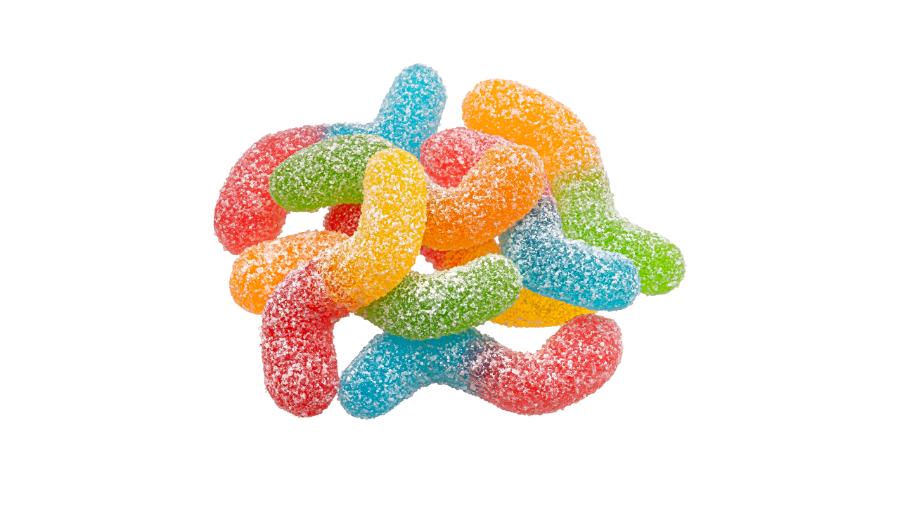 AEGEAN SOUR WORMS 400G BAG