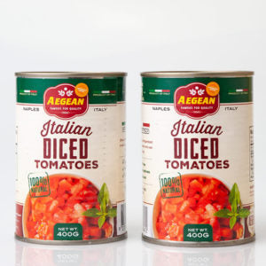 AEGEAN DICED TOMATO 400G CAN