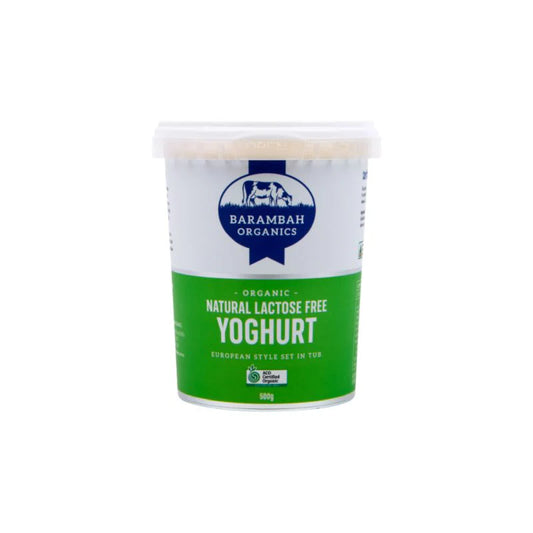 BARAMBAH LACTOSE FREE YOGHURT 500G