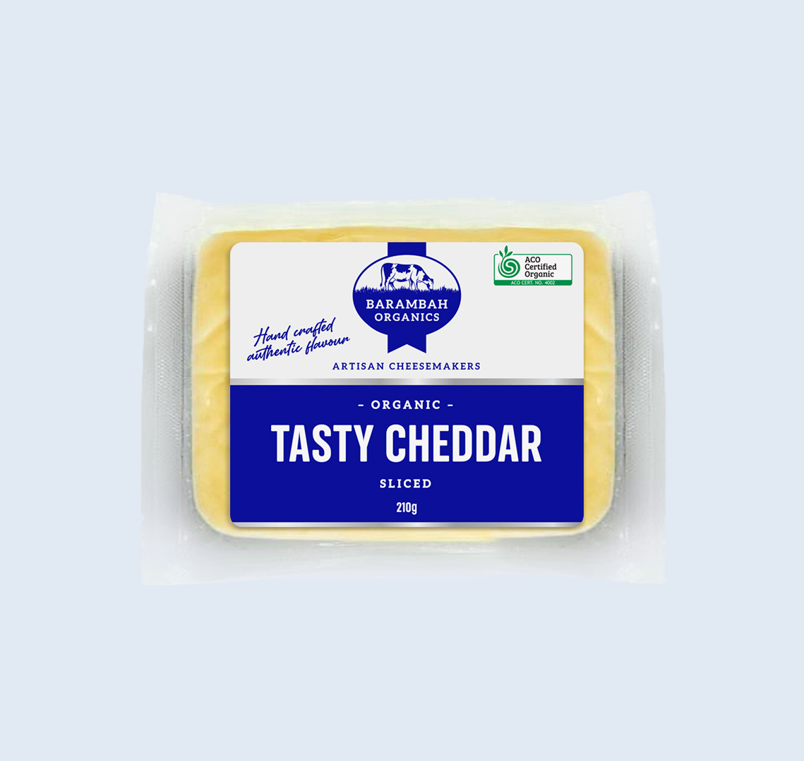 BARAMBAH CHEDDAR CHEESE SLICED 210G