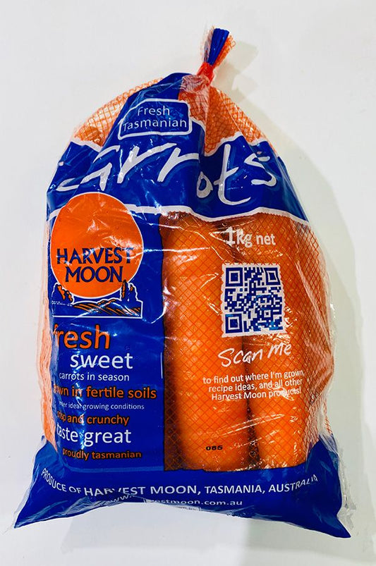 CARROT PRE PACK 1KG BAG