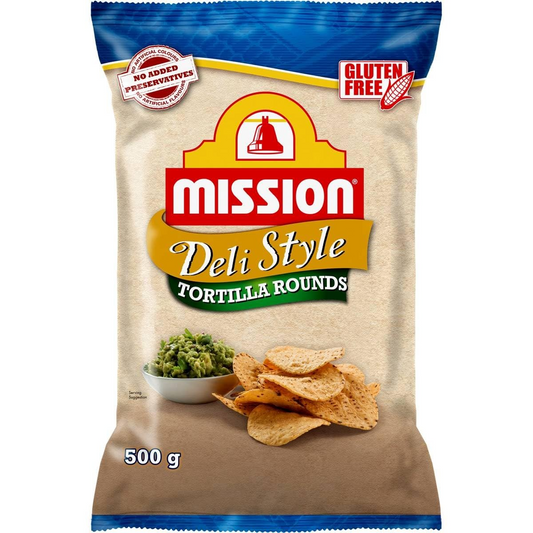 MISSION CORN CHIPS 500G