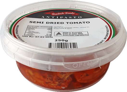 RAYBEK ANTIPASTO SEMI DRIED TOMATOES