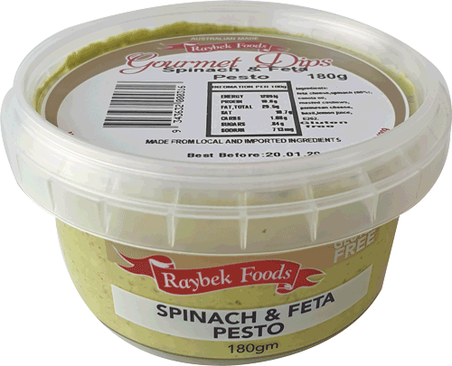 RAYBEK DIP SPINACH & FETA PESTO