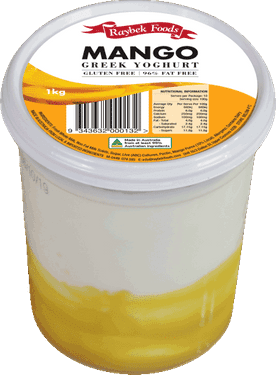 RAYBEK YOGHURT MANGO 1KG