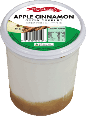 RAYBEK YOGHURT APPLE CINNAMON 1KG