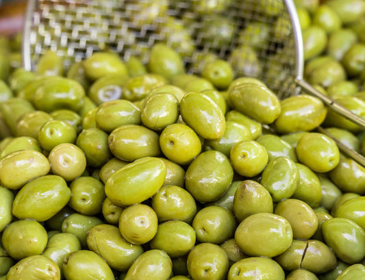 AEGEAN GREEN OLIVES 450G JAR